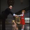 Allison Smith as Annie and John Schuck as Daddy Warbucks w. Sandy in a scene from the Broadway production of the musical "Annie."