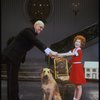 Allison Smith as Annie and John Schuck as Daddy Warbucks w. Sandy in a scene from the Broadway production of the musical "Annie."