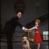 Allison Smith as Annie and John Schuck as Daddy Warbucks w. Sandy in a scene from the Broadway production of the musical "Annie."