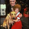 Allison Smith as Annie and John Schuck as Daddy Warbucks w. Sandy in a scene from the Broadway production of the musical "Annie."