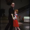 Allison Smith as Annie and John Schuck as Daddy Warbucks in a scene from the Broadway production of the musical "Annie."