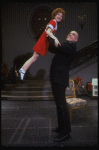 Allison Smith as Annie and John Schuck as Daddy Warbucks in a scene from the Broadway production of the musical "Annie."
