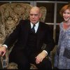 Allison Smith as Annie and John Schuck as Daddy Warbucks in a scene from the Broadway production of the musical "Annie."
