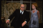 Allison Smith as Annie and John Schuck as Daddy Warbucks in a scene from the Broadway production of the musical "Annie."