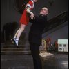 Allison Smith as Annie and John Schuck as Daddy Warbucks in a scene from the Broadway production of the musical "Annie."