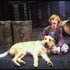 Allison Smith as Annie w. Sandy in a scene from the Broadway production of the musical "Annie."