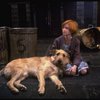 Allison Smith as Annie w. Sandy in a scene from the Broadway production of the musical "Annie."