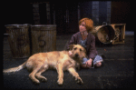 Allison Smith as Annie w. Sandy in a scene from the Broadway production of the musical "Annie."