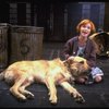 Allison Smith as Annie w. Sandy in a scene from the Broadway production of the musical "Annie."