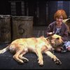 Allison Smith as Annie w. Sandy in a scene from the Broadway production of the musical "Annie."