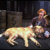 Allison Smith as Annie w. Sandy in a scene from the Broadway production of the musical "Annie."