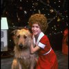 Allison Smith as Annie w. Sandy in a scene from the Broadway production of the musical "Annie."