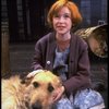 Allison Smith as Annie w. Sandy in a scene from the Broadway production of the musical "Annie."