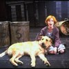 Allison Smith as Annie w. Sandy in a scene from the Broadway production of the musical "Annie."