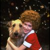 Allison Smith as Annie w. Sandy in a scene from the Broadway production of the musical "Annie."