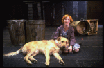 Allison Smith as Annie w. Sandy in a scene from the Broadway production of the musical "Annie."