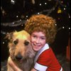 Allison Smith as Annie w. Sandy in a scene from the Broadway production of the musical "Annie."