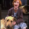 Allison Smith as Annie w. Sandy in a scene from the Broadway production of the musical "Annie."
