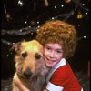 Allison Smith as Annie w. Sandy in a scene from the Broadway production of the musical "Annie."