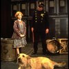 Allison Smith as Annie w. Sandy and a policeman in a scene from the Broadway production of the musical "Annie."