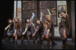 Orphans in a scene from the Broadway production of the musical "Annie."