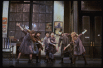 Orphans in a scene from the Broadway production of the musical "Annie."