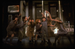 Orphans in a scene from the Broadway production of the musical "Annie."