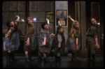 Orphans in a scene from the Broadway production of the musical "Annie."
