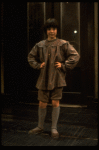An orphan in a scene from the Broadway production of the musical "Annie."