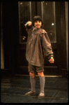 An orphan in a scene from the Broadway production of the musical "Annie."