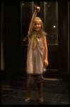 An orphan in a scene from the Broadway production of the musical "Annie."