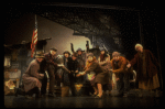 Hooverville-ites in a scene from the Broadway production of the musical "Annie."