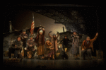 Hooverville-ites in a scene from the Broadway production of the musical "Annie."