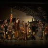 Hooverville-ites in a scene from the Broadway production of the musical "Annie."