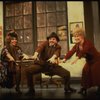 Rita Rudner as Lily, Gary Beach as Rooster and Alice Ghostley as Miss Hannigan in a scene from the Broadway production of the musical "Annie."