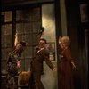 Rita Rudner as Lily, Gary Beach as Rooster and Alice Ghostley as Miss Hannigan in a scene from the Broadway production of the musical "Annie."