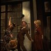 Rita Rudner as Lily, Gary Beach as Rooster and Alice Ghostley as Miss Hannigan in a scene from the Broadway production of the musical "Annie."