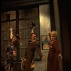 Rita Rudner as Lily, Gary Beach as Rooster and Alice Ghostley as Miss Hannigan in a scene from the Broadway production of the musical "Annie."