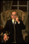 John Schuck as Daddy Warbucks in a scene from the Broadway production of the musical "Annie."