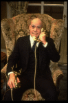 John Schuck as Daddy Warbucks in a scene from the Broadway production of the musical "Annie."