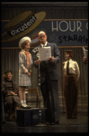 2R-4R) Mary Bracken Phillips as Grace, John Schuck as Daddy Warbucks, Allison Smith as Annie in a scene from the Broadway production of the musical "Annie."