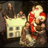 Allison Smith as Annie (C) w. Santa Claus and orphans in a scene from the Broadway production of the musical "Annie."