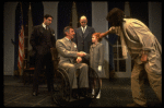 Allison Smith as Annie, John Schuck as Daddy Warbucks and Raymond Thorne as FDR in a scene from the Broadway production of the musical "Annie."