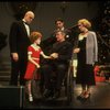 Allison Smith, John Schuck, Ellen Martin and Raymond Thorne as FDR in a scene from the Broadway production of the musical "Annie."