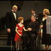 Allison Smith, John Schuck, Ellen Martin and Raymond Thorne as FDR in a scene from the Broadway production of the musical "Annie."