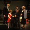 Allison Smith, John Schuck, Ellen Martin and Raymond Thorne as FDR in a scene from the Broadway production of the musical "Annie."