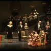 Entire cast in a scene from the Broadway production of the musical "Annie."