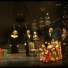 Entire cast in a scene from the Broadway production of the musical "Annie."