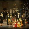 Entire cast in a scene from the Broadway production of the musical "Annie."