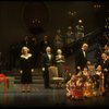 Entire cast in a scene from the Broadway production of the musical "Annie."